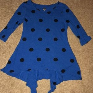 Total Girl polka dot tunic